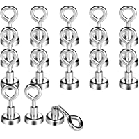 18 Paquetes Super Imanes de Neodimio-Wukong 16mm ganchos magneticos 8kg Fuerza de Tracción Imán Redondo